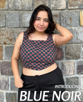 Blue Noir Corset